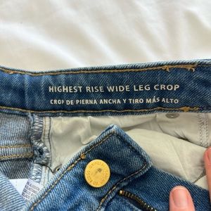 Universal Threads high rise wide leg crop pants